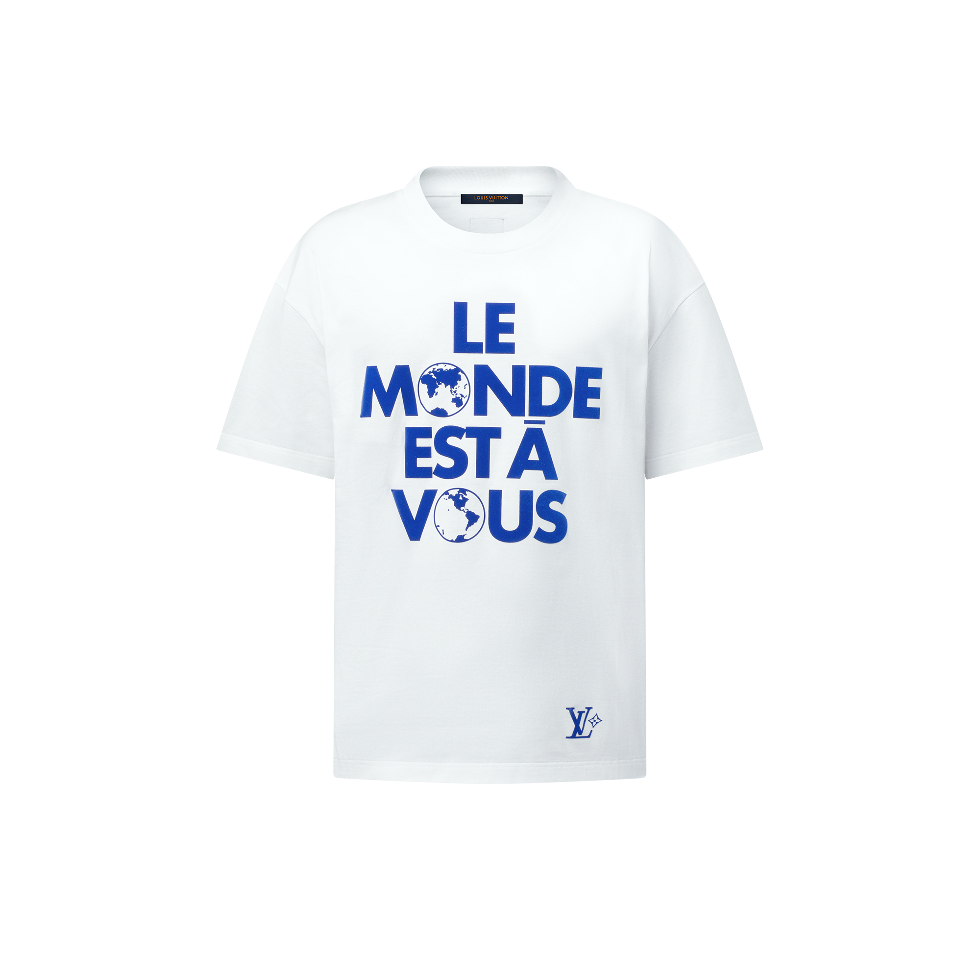 *この夏マスト【Louis Vuitton】グラフィック コットン Tシャツ LOUIS VUITTON グラフィック コットンTシャツ